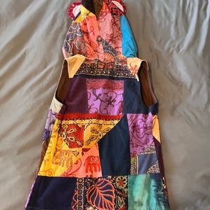 Hippy patch work vest